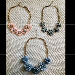 Chunky necklaces- gold hardware